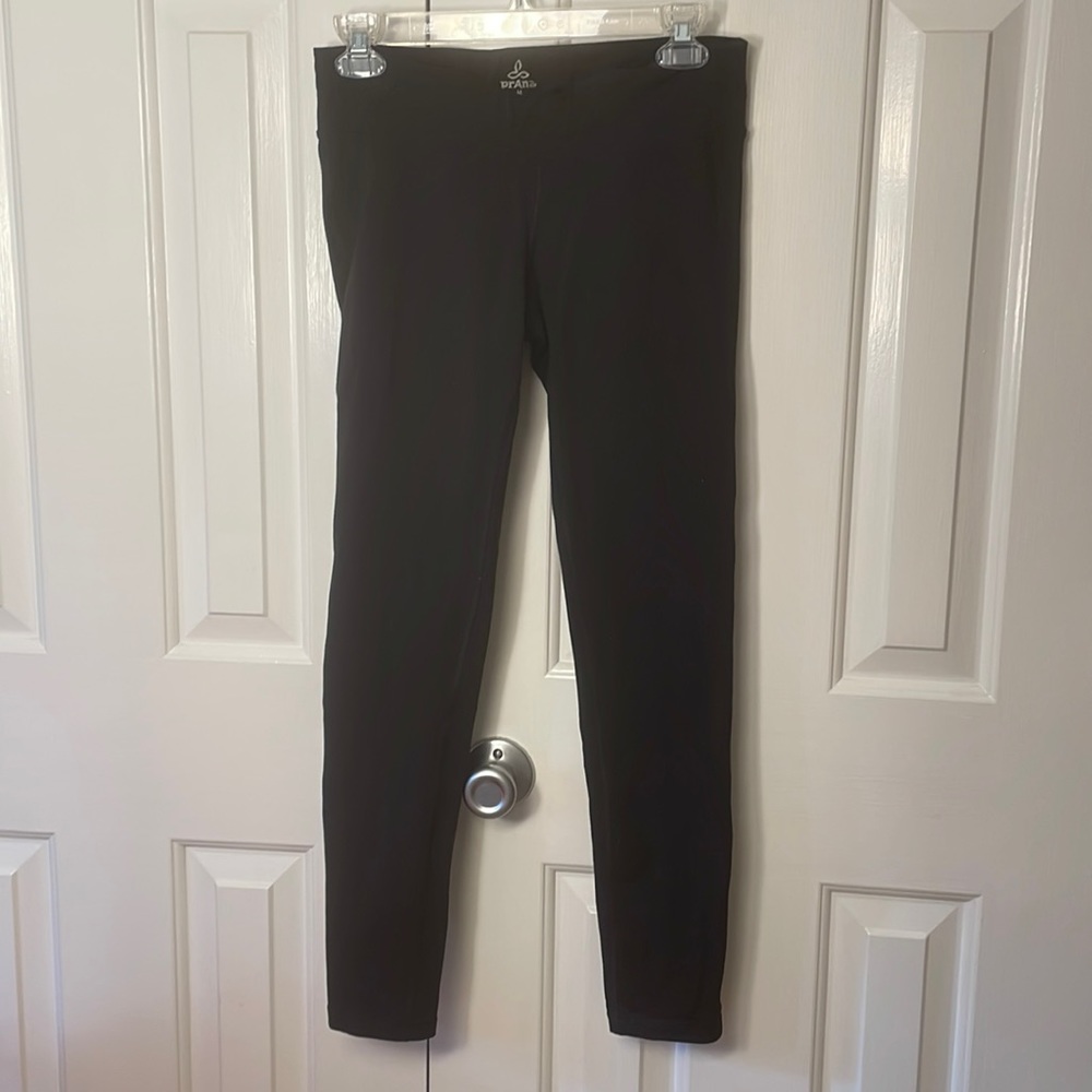 PrAna Ashley Legging Black Size M GUC/EUC compression fabric low rise